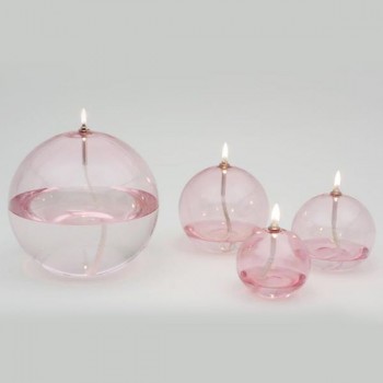 Lampe à huile - Sphère pink