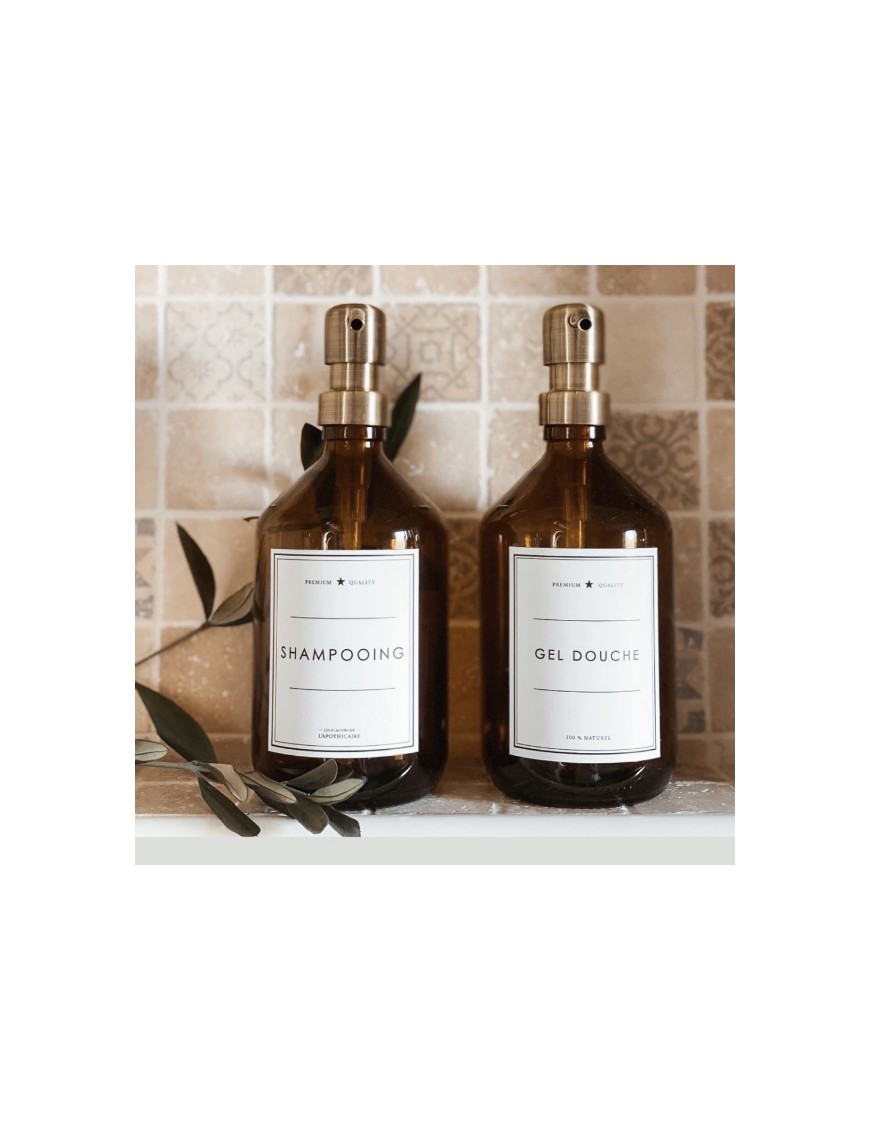 Flacon gel douche 1000 ml rechargeable