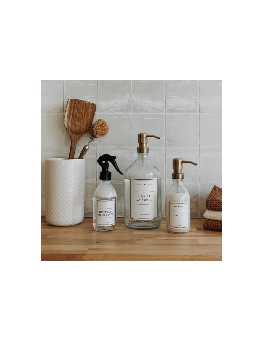 Flacon spray nettoyant multi-usage rechargeable