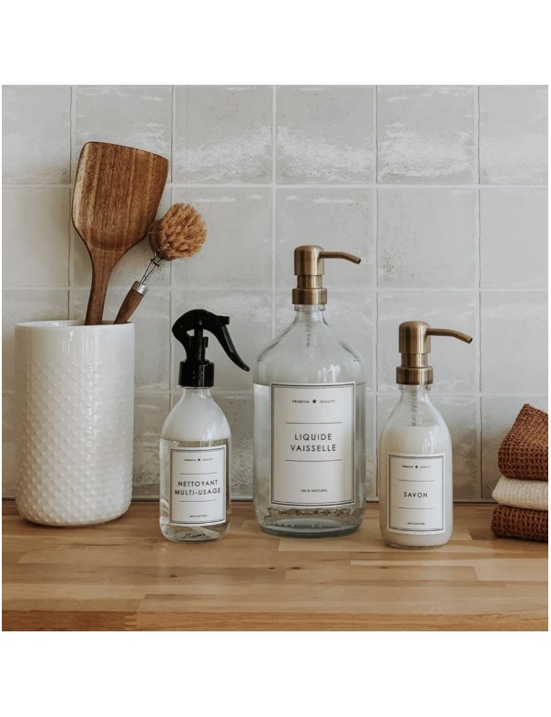 Flacon spray nettoyant multi-usage rechargeable