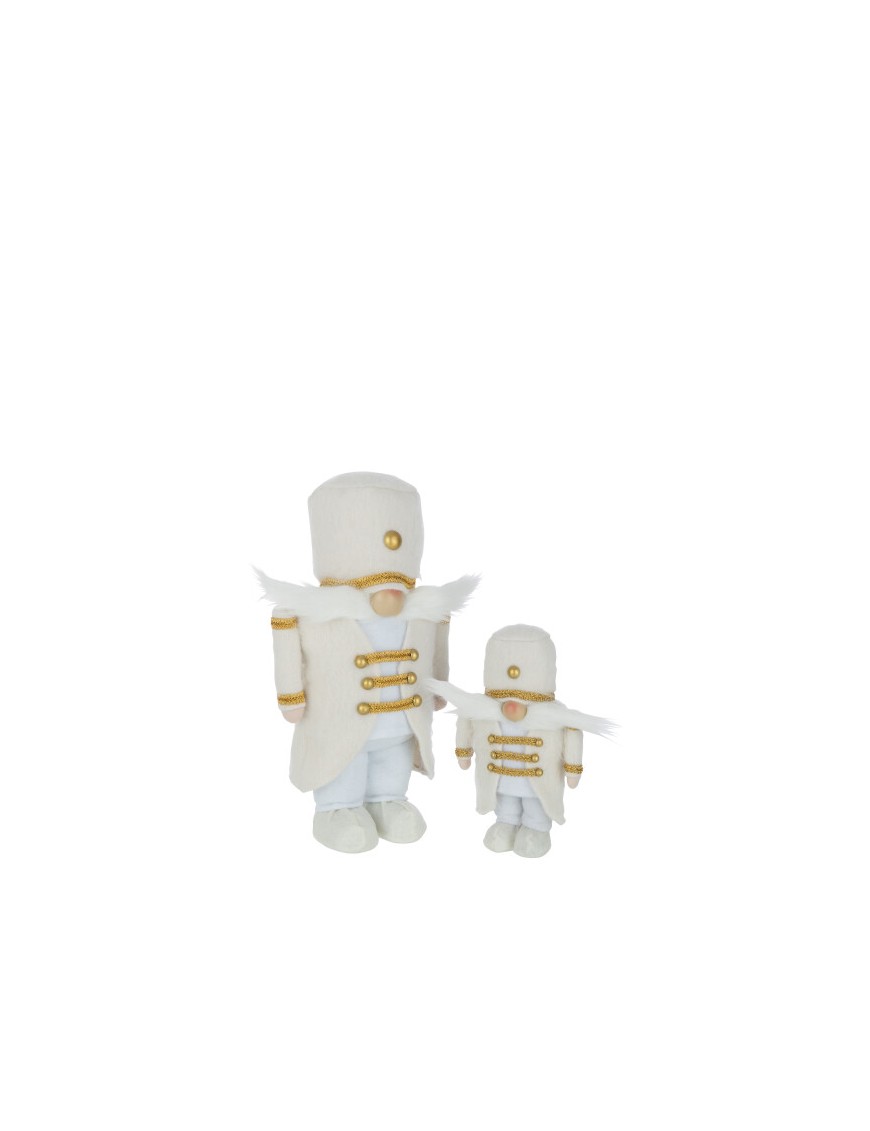 Soldat blanc et or