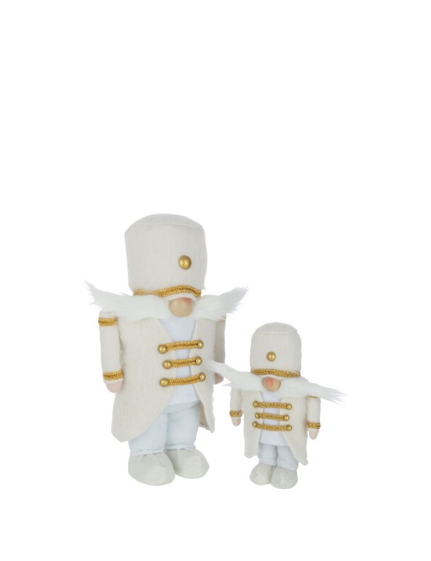 Soldat blanc et or