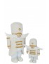 Soldat blanc et or