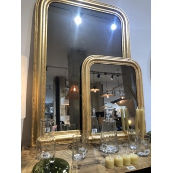 Miroir antique gold
