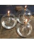 Lampe à huile - sphère transparente