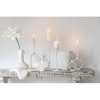 Peau de lapin blanche