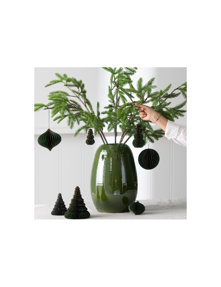 Sapin en papier vert