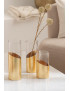 Branche 3 pompons ivoire & or