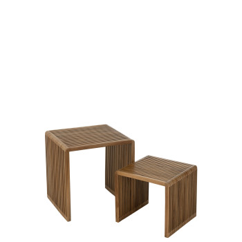 Tables gigognes en teck