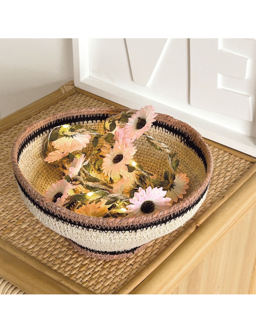 Panière en jonc de mer