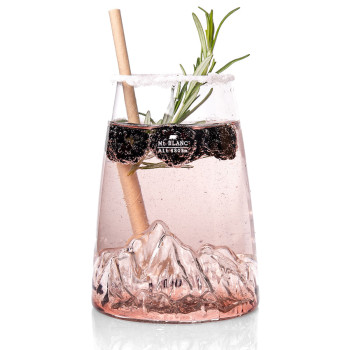 Verre à bière ou cocktail  Topographic "Pic du Midi D’Osseau"