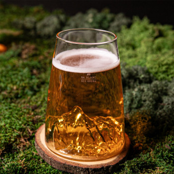 Verre à bière ou cocktail  Topographic "Pic du Midi D’Osseau"