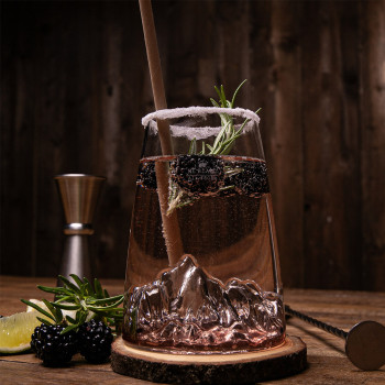 Verre à bière ou cocktail  Topographic "Pic du Midi D’Osseau"