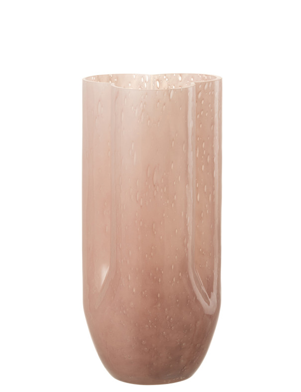 Vase Trickie en verre rose