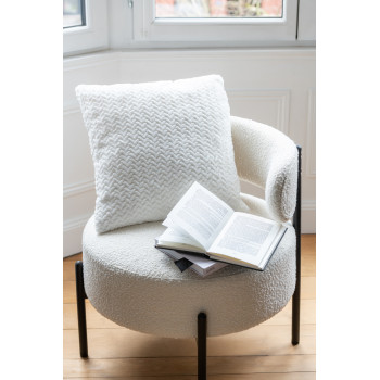 Coussin douillet blanc