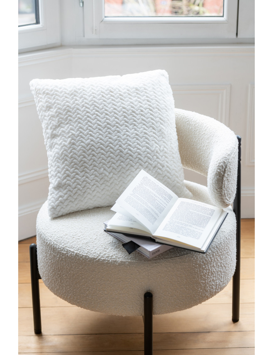 Coussin douillet blanc