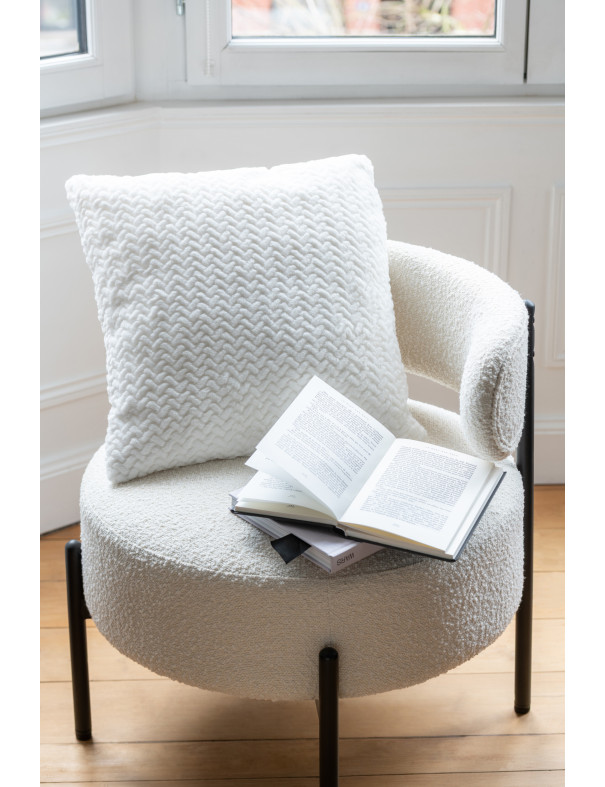 Coussin douillet blanc