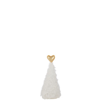 Sapin de Noël coeur doré