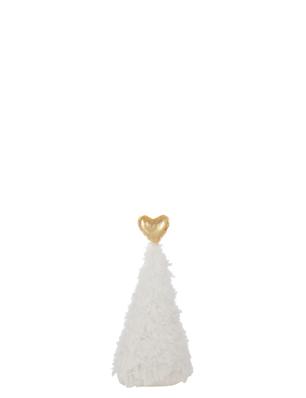 Sapin de Noël coeur doré