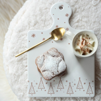 Coffret de 4 tasses blanches en céramique