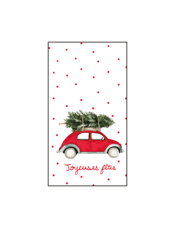 Serviettes en papier rectangle