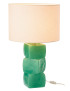 Lampe de table cubes verts