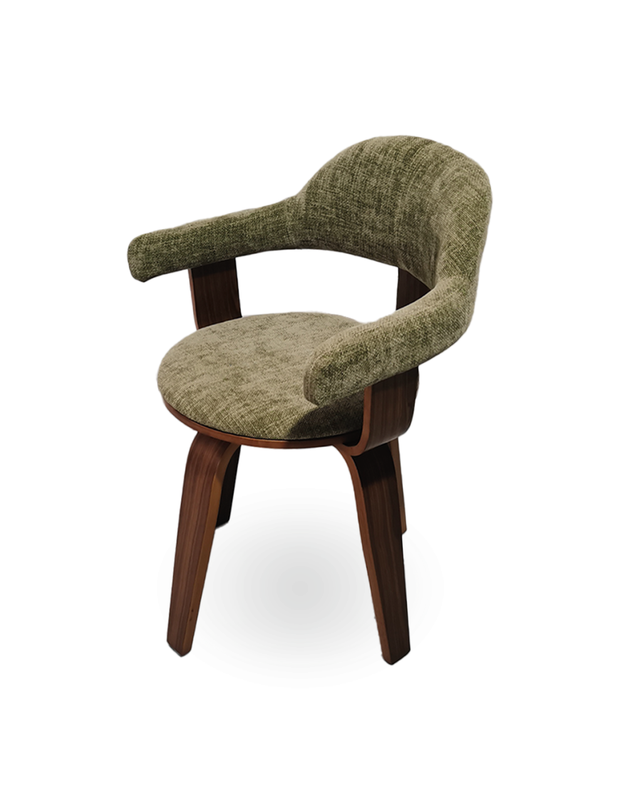 Chaise pivotante kaki
