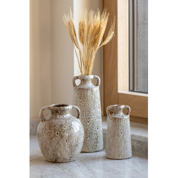 Vase porcelaine sable