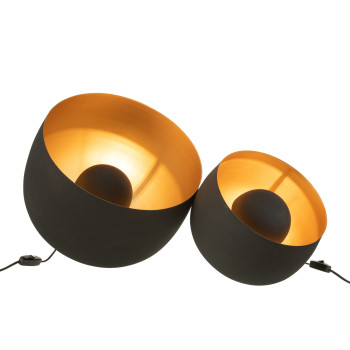 Lampe à poser noire