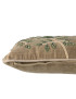 Coussin velours fleurs
