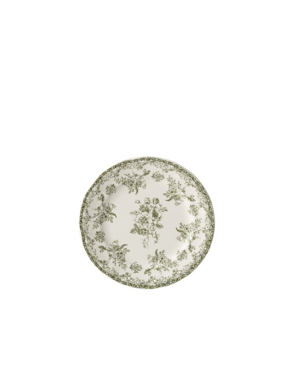Assiette à dessert verte